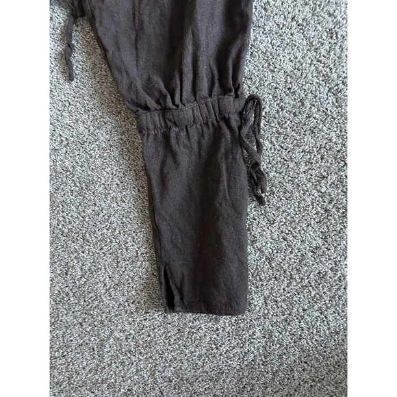 Mytholon Medieval Drawstring Pants M 100% Cotton Brown Made In Pakistan - Picture 4 of 11